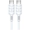 KAKUSIGA καλώδιο USB-C σε USB-C KSC-710, 60W, 480Mbps, 1.2m, λευκό