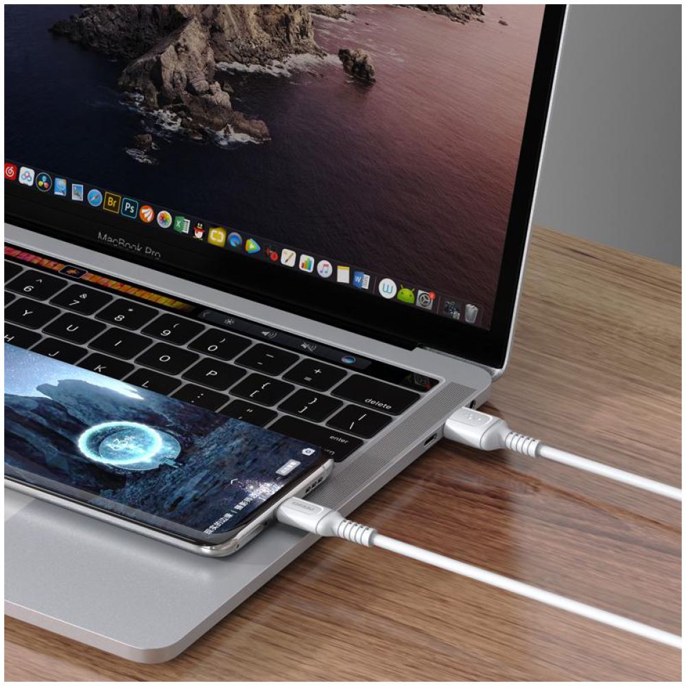 KAKUSIGA καλώδιο USB-C σε USB KSC-805, 15W, 480Mbps, 1m, μαύρο - Image 2