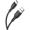 KAKUSIGA καλώδιο USB-C σε USB KSC-953, σιλικόνης, 15W, 480Mbps, 1m, μαύρο