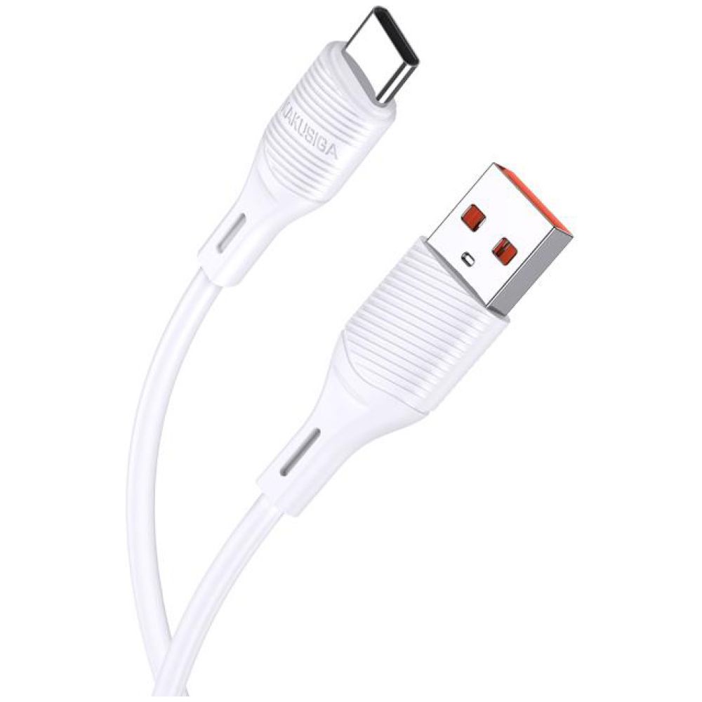 KAKUSIGA καλώδιο USB-C σε USB KSC-953, σιλικόνης, 15W, 480Mbps, 1m, λευκό