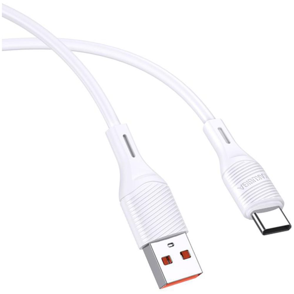 KAKUSIGA καλώδιο USB-C σε USB KSC-953, σιλικόνης, 15W, 480Mbps, 1m, λευκό - Image 3