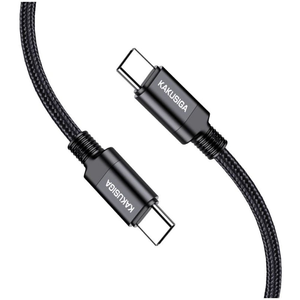 KAKUSIGA καλώδιο USB-C σε USB-C KSC-970, 60W, 480Mbps, 1m, μαύρο - Image 3