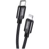 KAKUSIGA καλώδιο Lightning σε USB-C KSC-970, 27W, 480Mbps, 1m, μαύρο