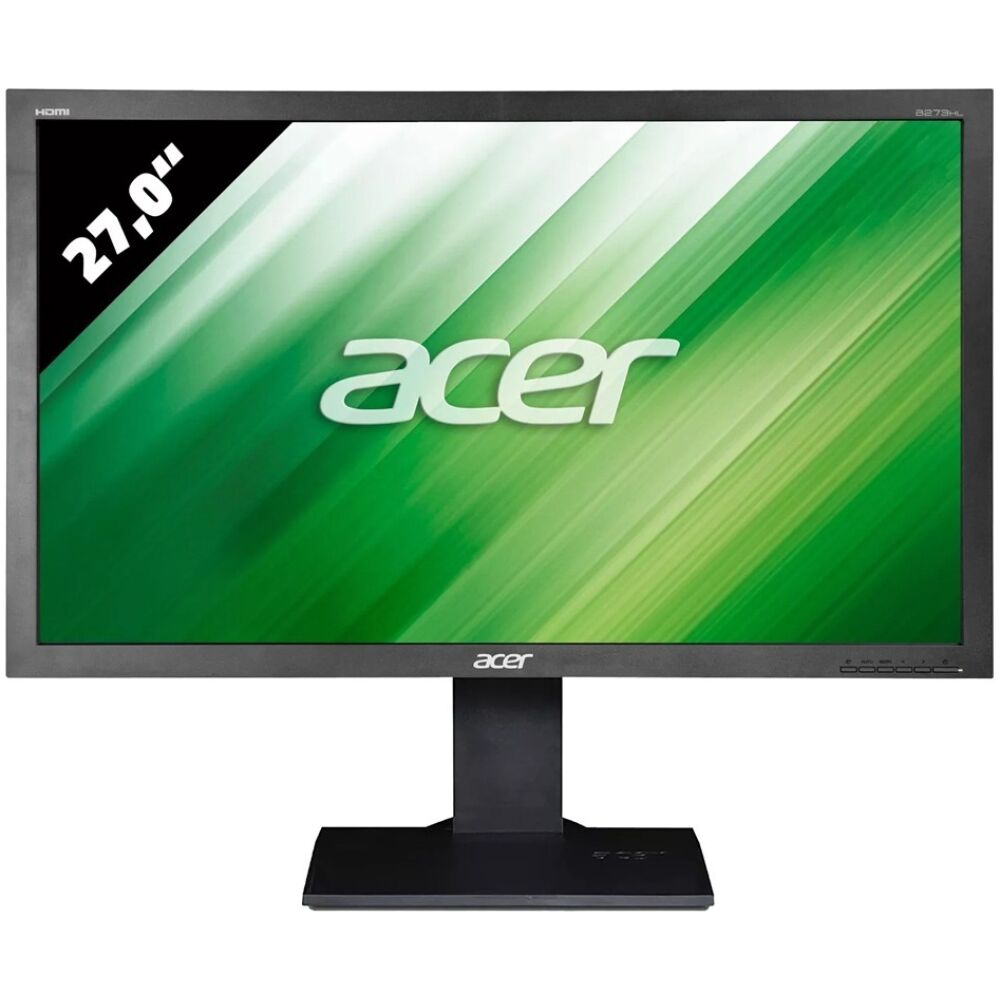 ACER used οθόνη B273HL LED, 27" 1920x1080, VGA/DVI/HDMI, Grade B