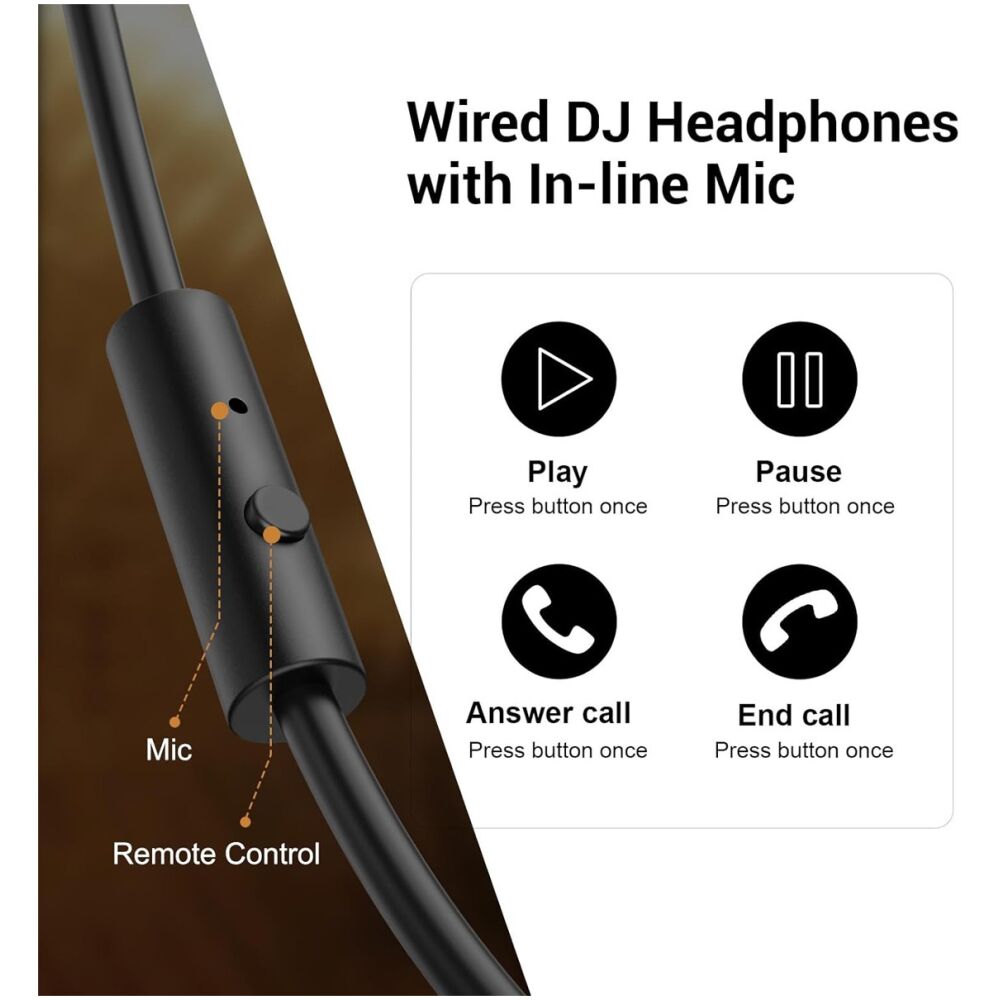 ONEODIO headset Studio Pro 10, 6.35mm & 3.5mm σύνδεση, Hi-Res, 50mm, μαύρο/κόκκινο - Image 5