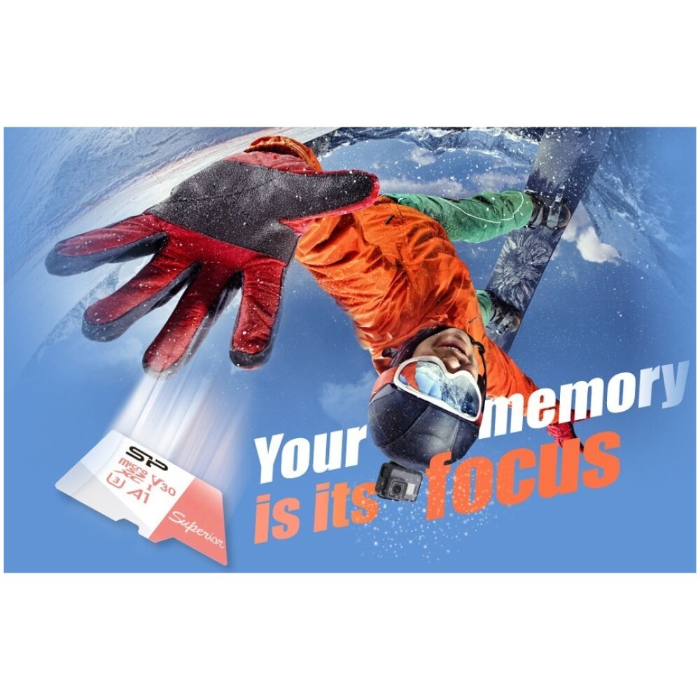 SILICON POWER κάρτα μνήμης microSDXC Superior, 512GB, C10 UHS-I U3 A1 V30 - Image 2