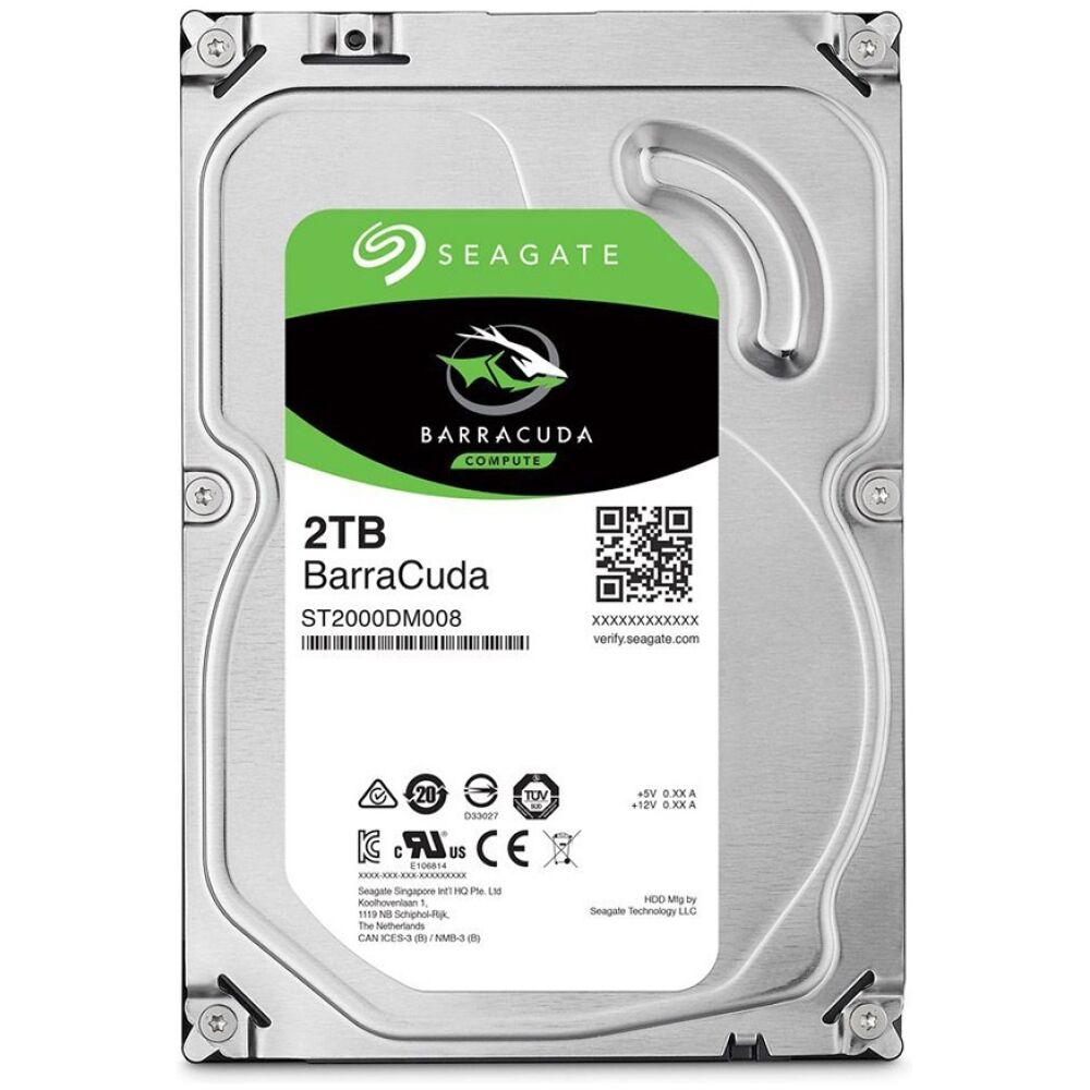 Εσωτερικός Σκληρός Δίσκος SEAGATE 3.5'' 2TB Sata III Barracuda (ST2000DM008)