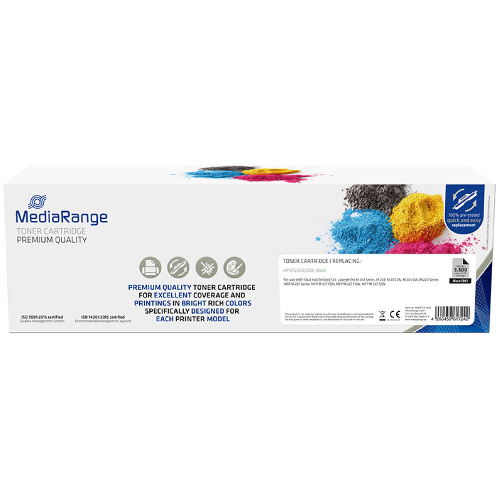 Toner MEDIARANGE Συμβατό για Εκτυπωτές HP (Black) (CF230X/30X) (MRHPTCF230X)