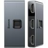 Baseus HUB Matrix HDMI Switcher (2in1 or 1in2) Space Gray (CAHUB-BC0G) (BASCAHUB-BC0G)