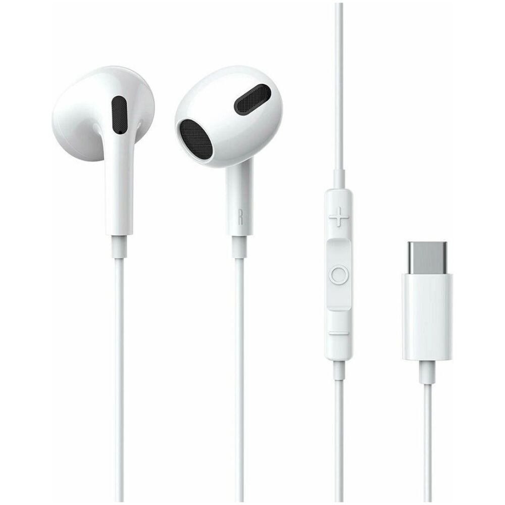 Baseus Encok C17 In-ear Handsfree με Βύσμα USB-C Λευκό (NGCR010002) (BASNGCR010002)