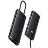 Baseus Lite Series Hub 5w1 USB-C to 3x USB 3.0 + USB-C + HDMI (black) (WKQX040001) (BASWKQX040001)