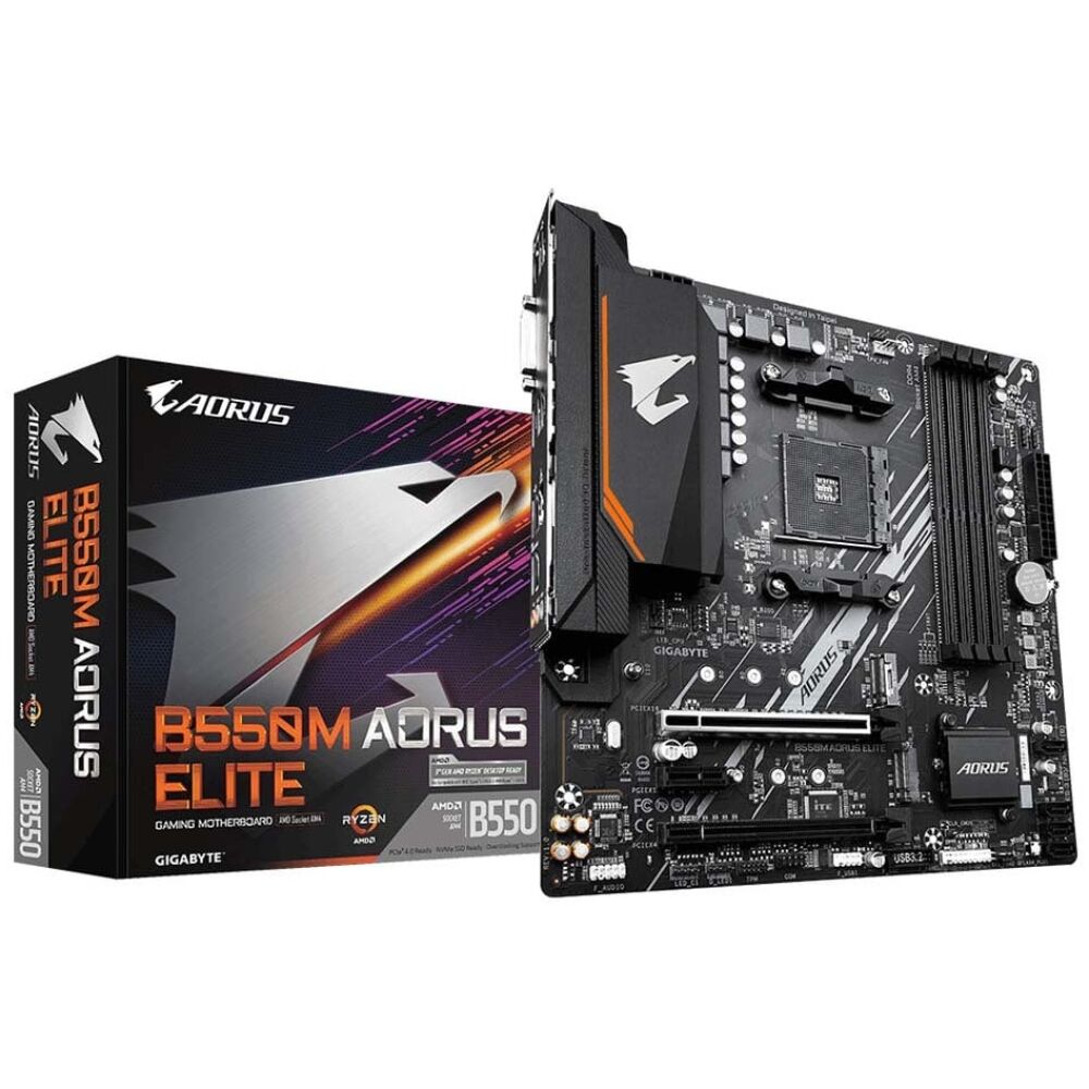 Gigabyte B550M Aorus Elite Motherboard Micro ATX με AMD AM4 Socket (B550M AORUS ELITE) (GIGB550M-AORUS-ELITE)