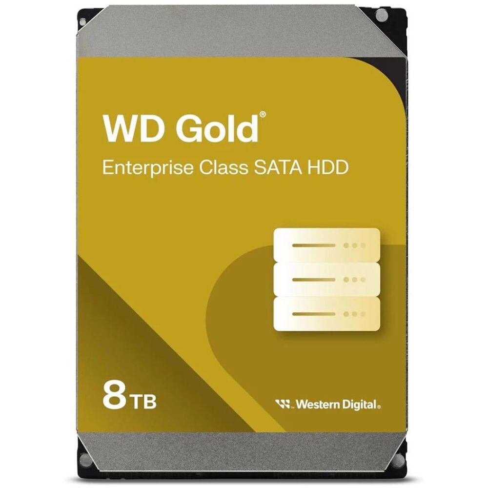 Western Digital Εσωτερικός Σκληρός Δίσκος 8TB (Gold Enterprise 3.5'') (WD8005FRYZ)