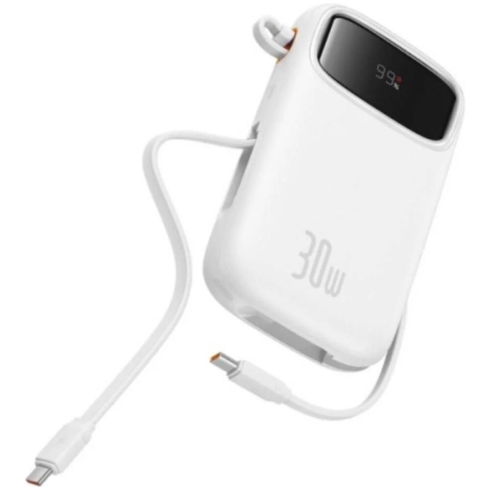 Baseus Powerbank QPow 2 20000mAh 30W 2xUSB-C white (P10055009213-00) (BASP10055009213-00)