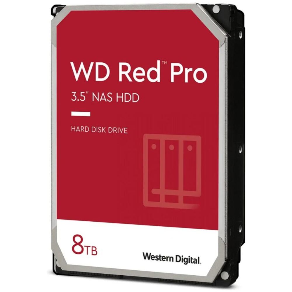 Western Digital Red Pro NAS Hard Drive - 8TB (WD8005FFBX)