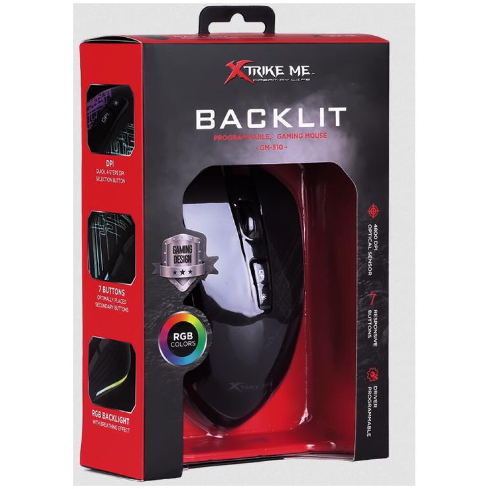 XTRIKE-ME GM-510 ΕΝΣΥΡΜΑΤΟ GAMING ΠΟΝΤΙΚΙ - Image 4