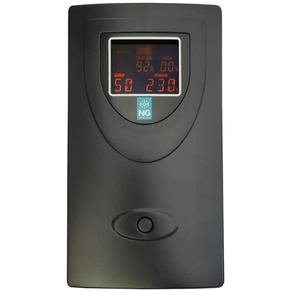 NG UPS 2000VA/1200W, LINE INTERACTIVE, USB, 4 SCHUKO, 2 x 12V9A, ΟΘΟΝΗ, AVR - Image 2