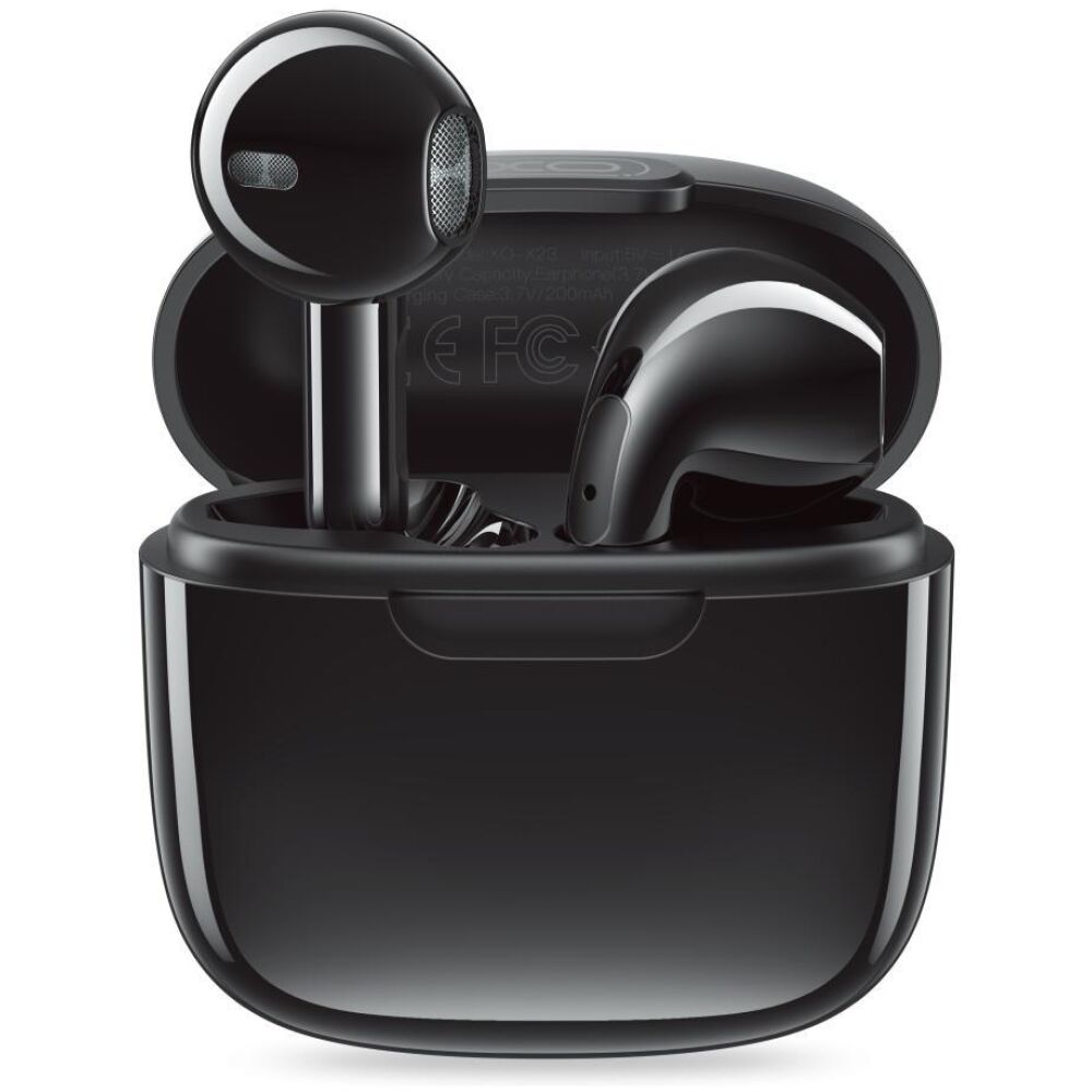 XO X23 ΑΚΟΥΣΤΙΚΑ TWS BLUETOOTH HANDSFREE , ΜΑΥΡΟ