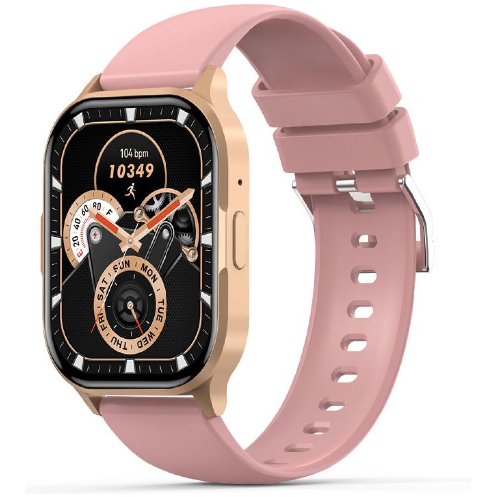 XO J10 AMOLED SCREEN STAR MIST MAGNETIC SQUARE SMART WATCH, CALL FUNCTION, ΡΟΖ