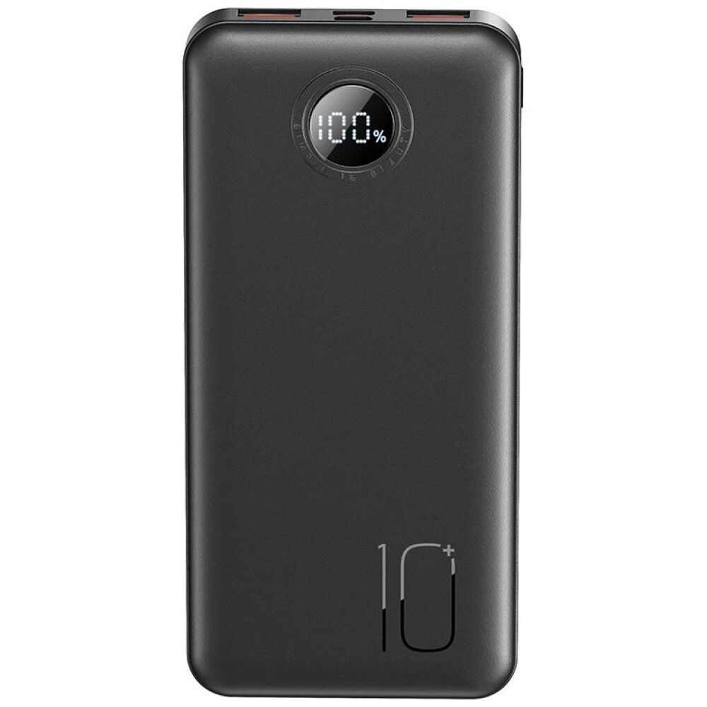 XO PR238 POWERBANK QC3.0 22.5W + PD20W ME ΟΘΟΝΗ, 10000MAH, ΜΑΥΡΟ - Image 3