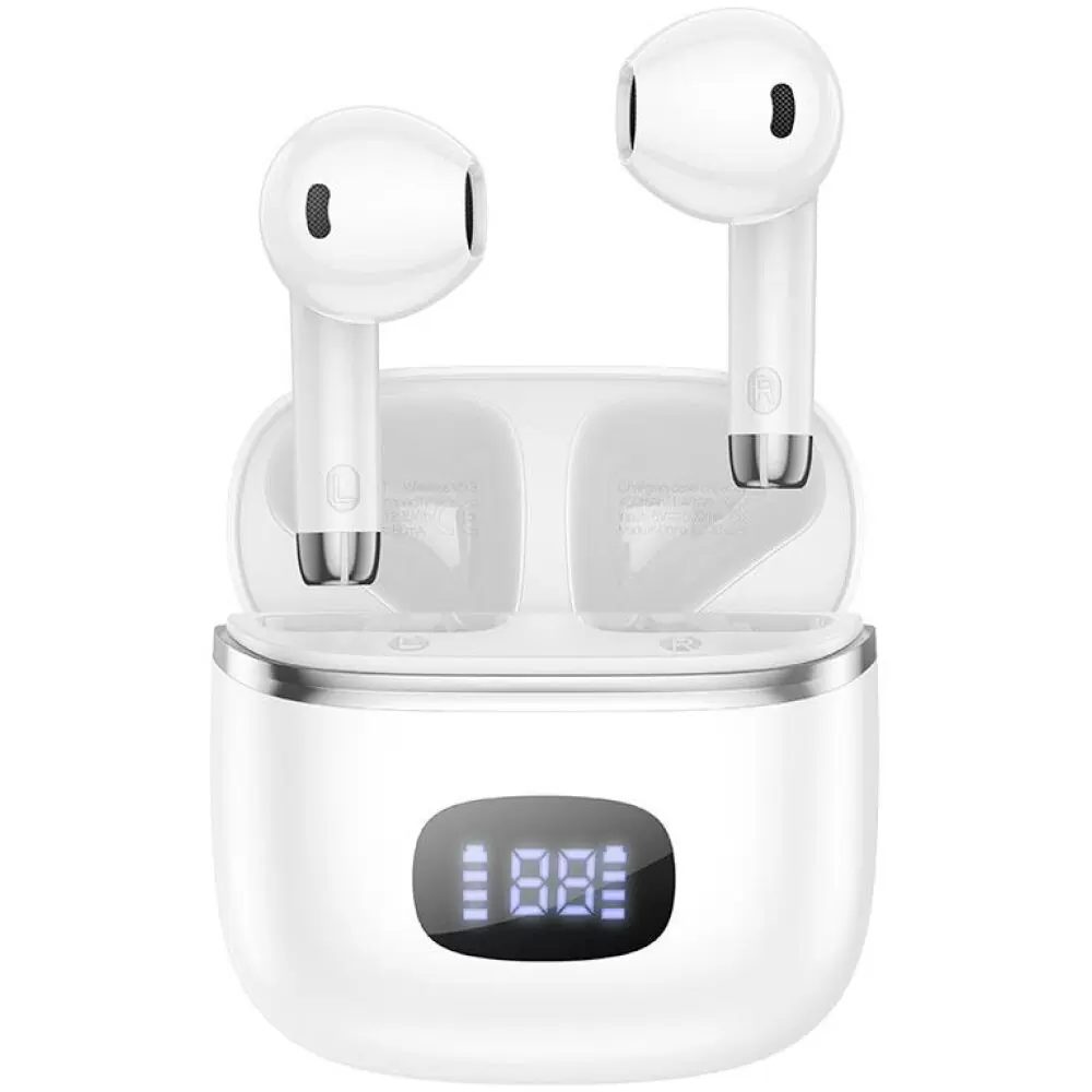 HOCO EQ1 MUSIC GUIDE TRUE WIRELESS BT HEADSET, ΛΕΥΚΑ - Image 2