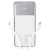XO PR248 POWERBANK PD 20W + QC 22.5W ΜΕ ΕΝΣΩΜΑΤΩΜΕΝΟ ΚΑΛΩΔΙΟ TYPE-C ΚΑΙ LIGHTNING , ΟΘΟΝΗ, 10000mAh , ΛΕΥΚΟ