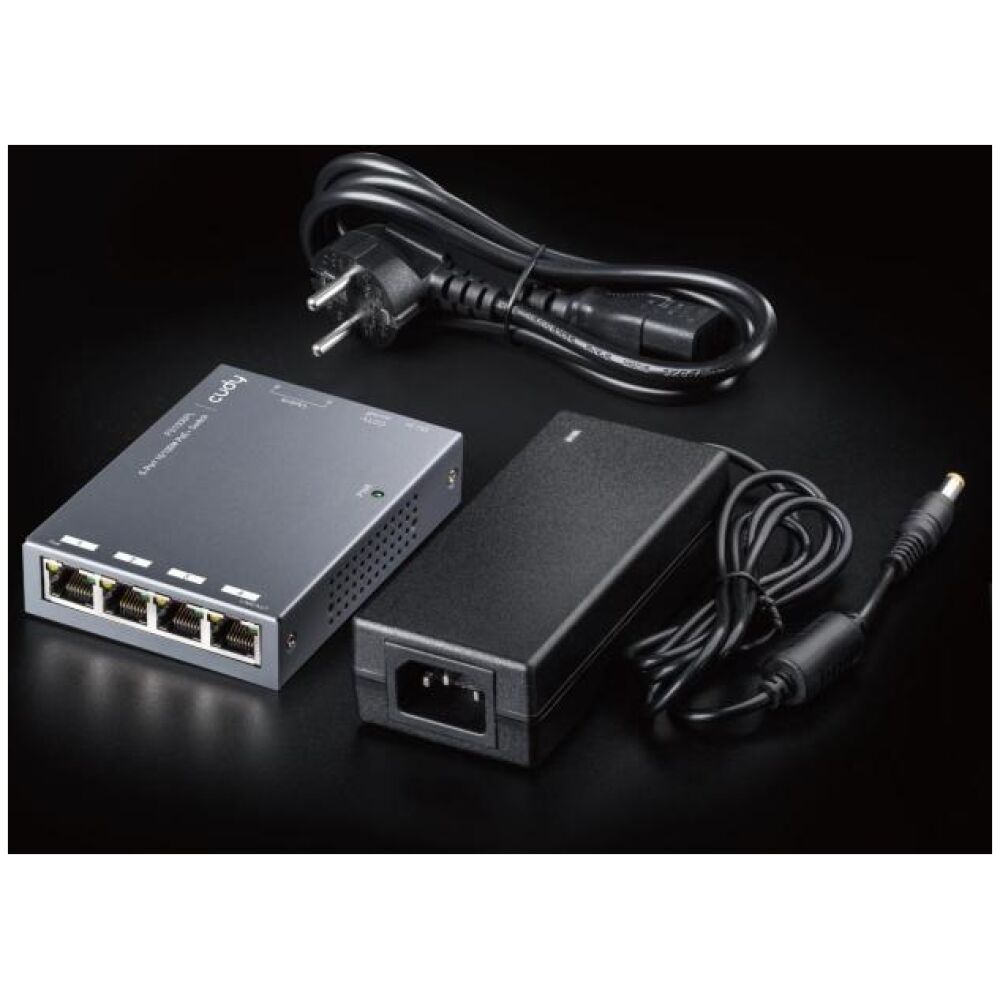 CUDY FS1006P 4+2Port 10/100M PoE+ SWITCH, 60W - Image 2