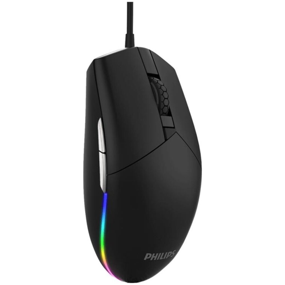 PHILIPS SPK9304 ΕΝΣΥΡΜΑΤΟ ΠΟΝΤΙΚΙ, 6400dpi, ΜΑΥΡΟ - Image 2