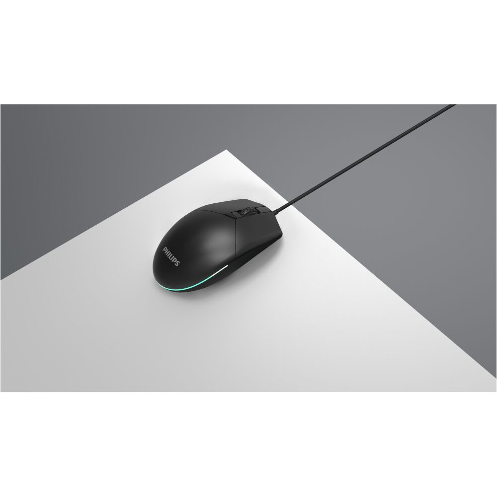PHILIPS SPK9304 ΕΝΣΥΡΜΑΤΟ ΠΟΝΤΙΚΙ, 6400dpi, ΜΑΥΡΟ - Image 3