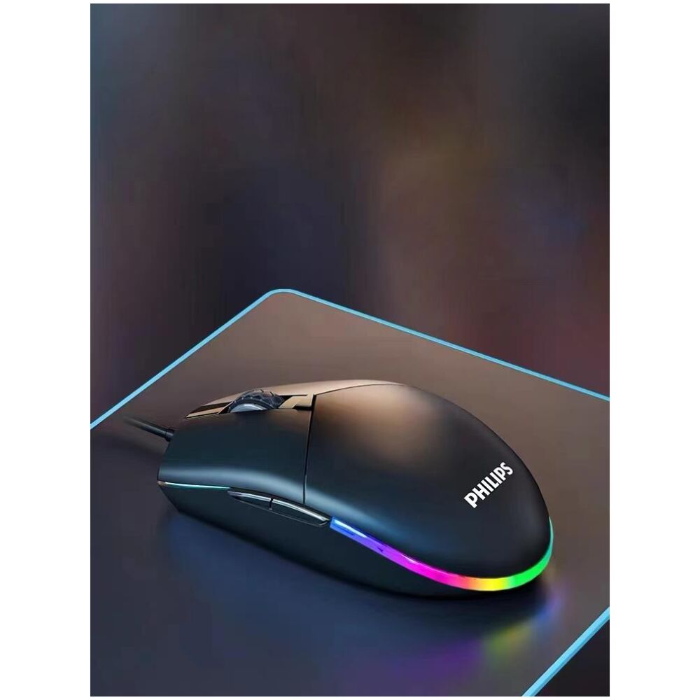 PHILIPS SPK9304 ΕΝΣΥΡΜΑΤΟ ΠΟΝΤΙΚΙ, 6400dpi, ΜΑΥΡΟ - Image 4