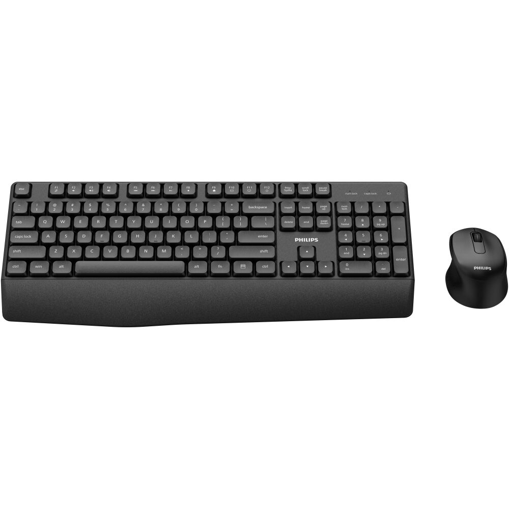 PHILIPS SPT6348 ΑΣΥΡΜΑΤΟ ΣΕΤ ΠΛΗΚΤΡΟΛΟΓΙΟ/ΠΟΝΤΙΚΙ, ΜΑΥΡΟ