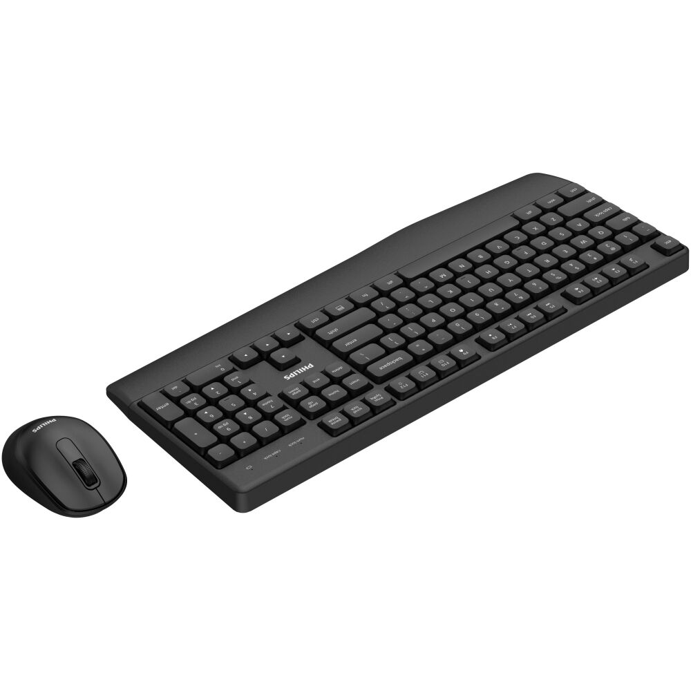 PHILIPS SPT6348 ΑΣΥΡΜΑΤΟ ΣΕΤ ΠΛΗΚΤΡΟΛΟΓΙΟ/ΠΟΝΤΙΚΙ, ΜΑΥΡΟ - Image 2