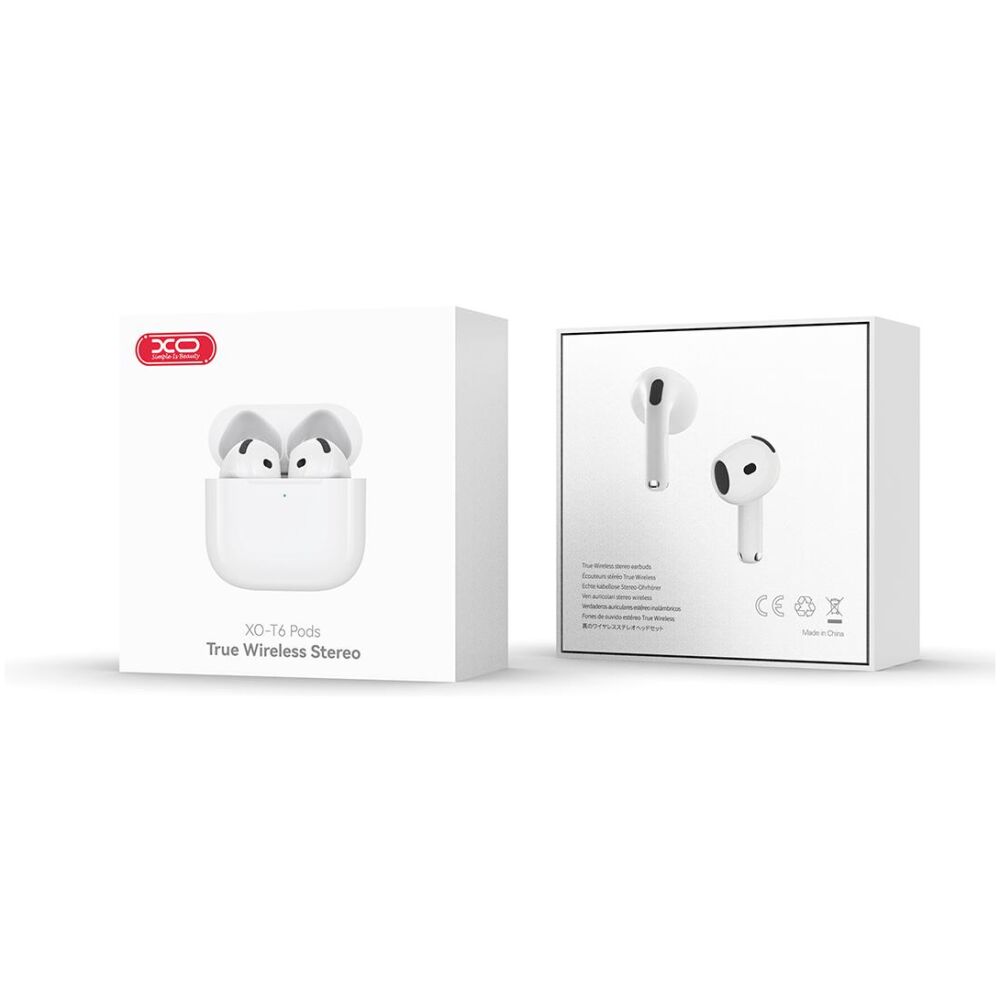 XO T6 ΑΚΟΥΣΤΙΚΑ BLUETOOTH, 6ης ΓΕΝΙΑΣ, ΛΕΥΚΑ - Image 3