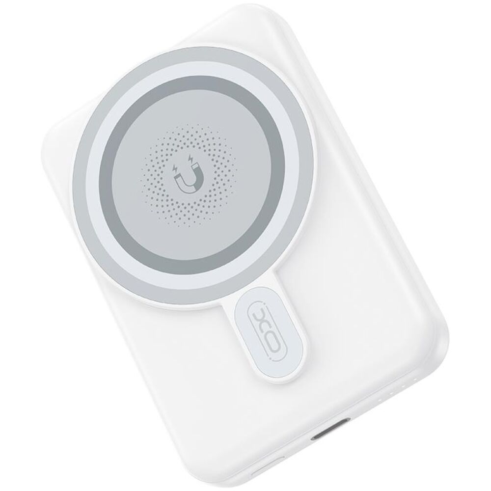 XO PR264 ΜΑΓΝΗΤΙΚΟ POWERBANK 15W WIRELESS CHARGING + PD20W, 10000MAH, ΛΕΥΚΟ