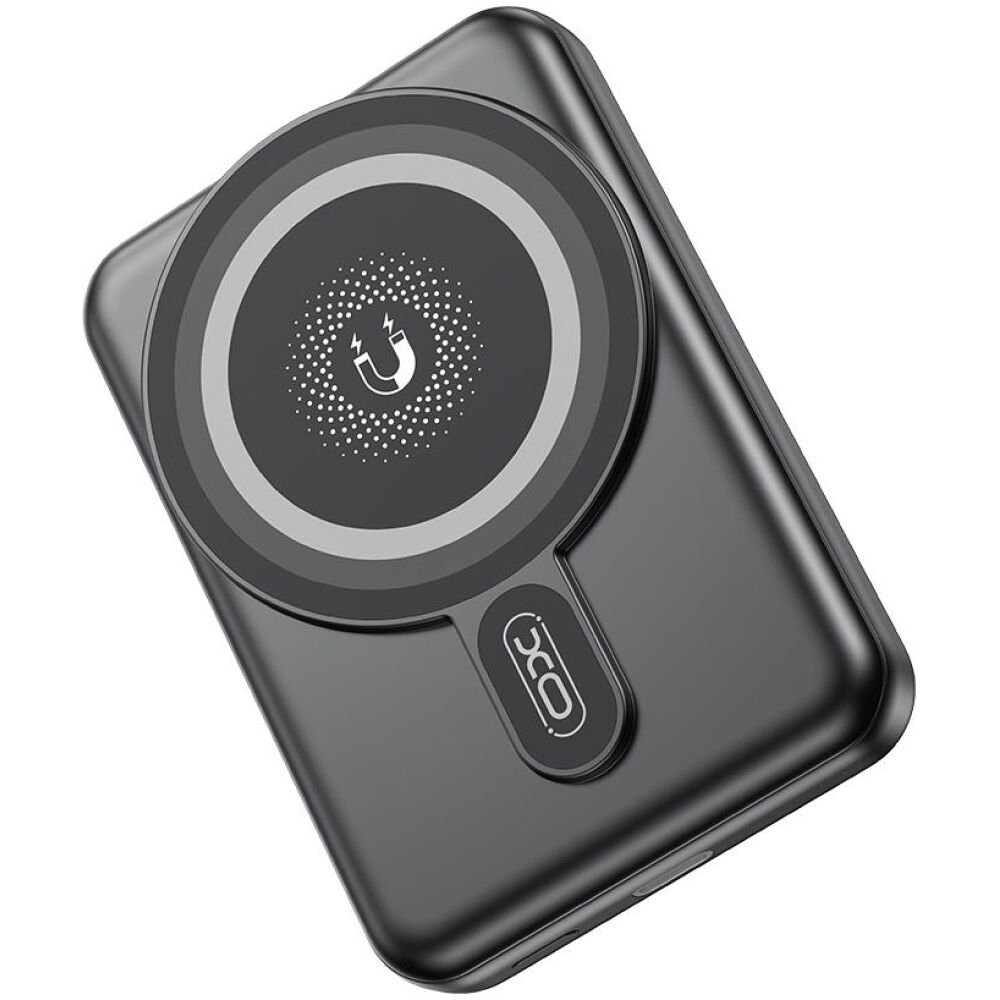 XO PR264 ΜΑΓΝΗΤΙΚΟ POWERBANK 15W WIRELESS CHARGING + PD20W, 10000MAH, ΜΑΥΡΟ