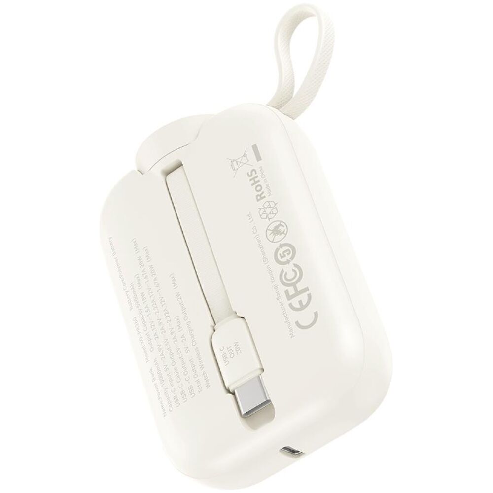 XO PR260 POWERBANK 20W, ME ΑΣΥΡΜΑΤΗ ΦΟΡΤΙΣΗ IWATCH, 10000MAH, ΟΘΟΝΗ, ΛΕΥΚΟ - Image 2