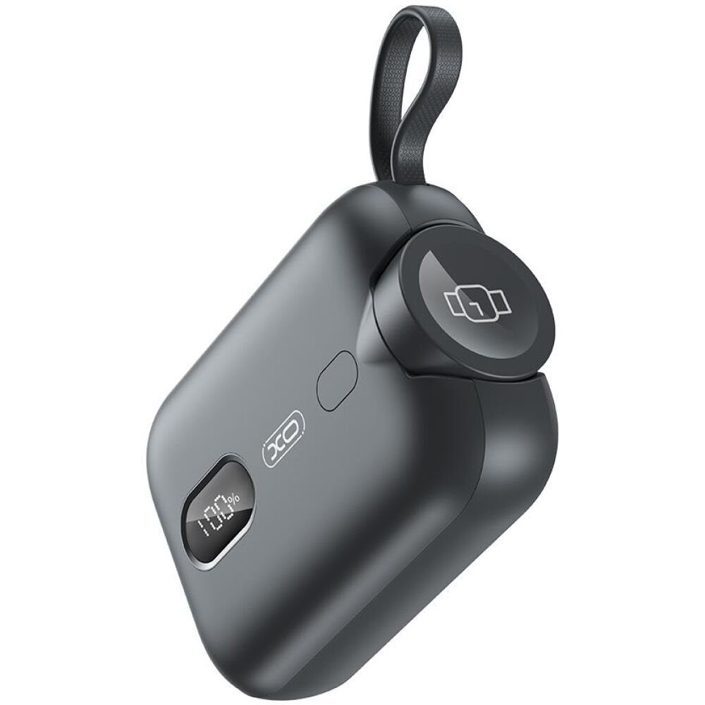 XO PR260 POWERBANK 20W, ME ΑΣΥΡΜΑΤΗ ΦΟΡΤΙΣΗ IWATCH, 10000MAH, ΟΘΟΝΗ, ΜΑΥΡΟ