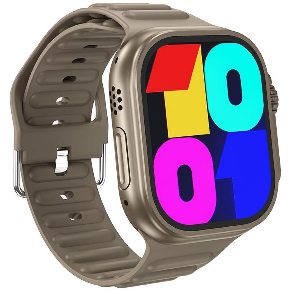 XO M10ULTRA SMART WATCH, ΑΣΥΡΜΑΤΗ ΦΟΡΤΙΣΗ, ΚΛΗΣΗ, ΓΚΡΙ