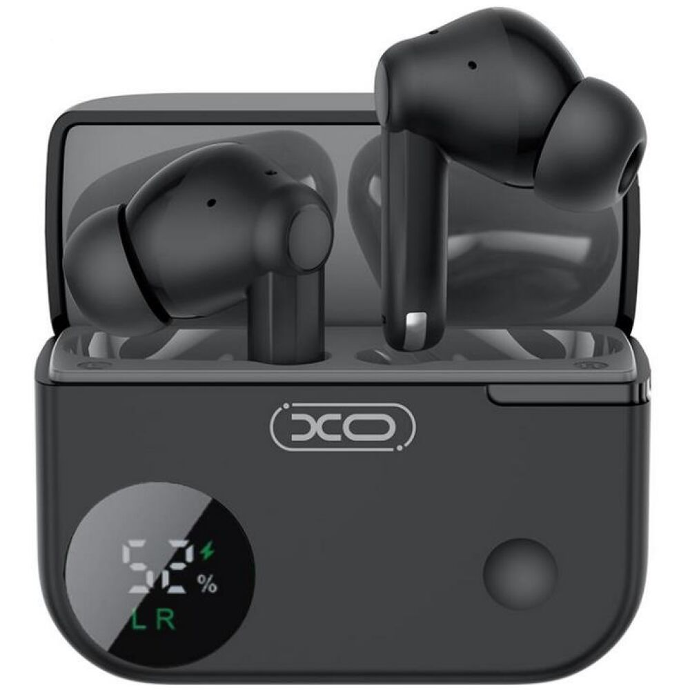 XO G34 STAR POLE DUAL-MIC ANC+ENC NOISE CANCELING, ΑΚΟΥΣΤΙΚΑ, TWS, ΜΑΥΡΟ