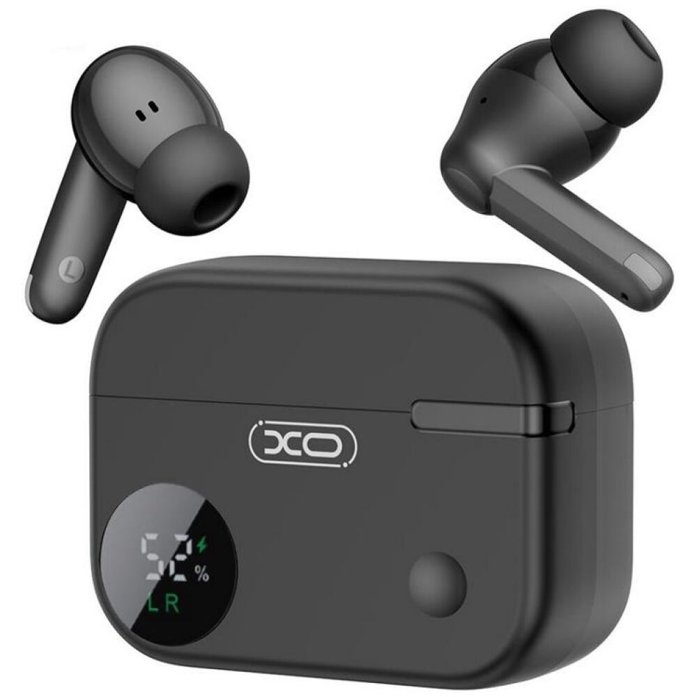 XO G34 STAR POLE DUAL-MIC ANC+ENC NOISE CANCELING, ΑΚΟΥΣΤΙΚΑ, TWS, ΜΑΥΡΟ - Image 2