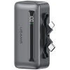 USAMS power bank CD233, USB-C/Lightning έξοδος, 4500mAh, 20W, γκρι