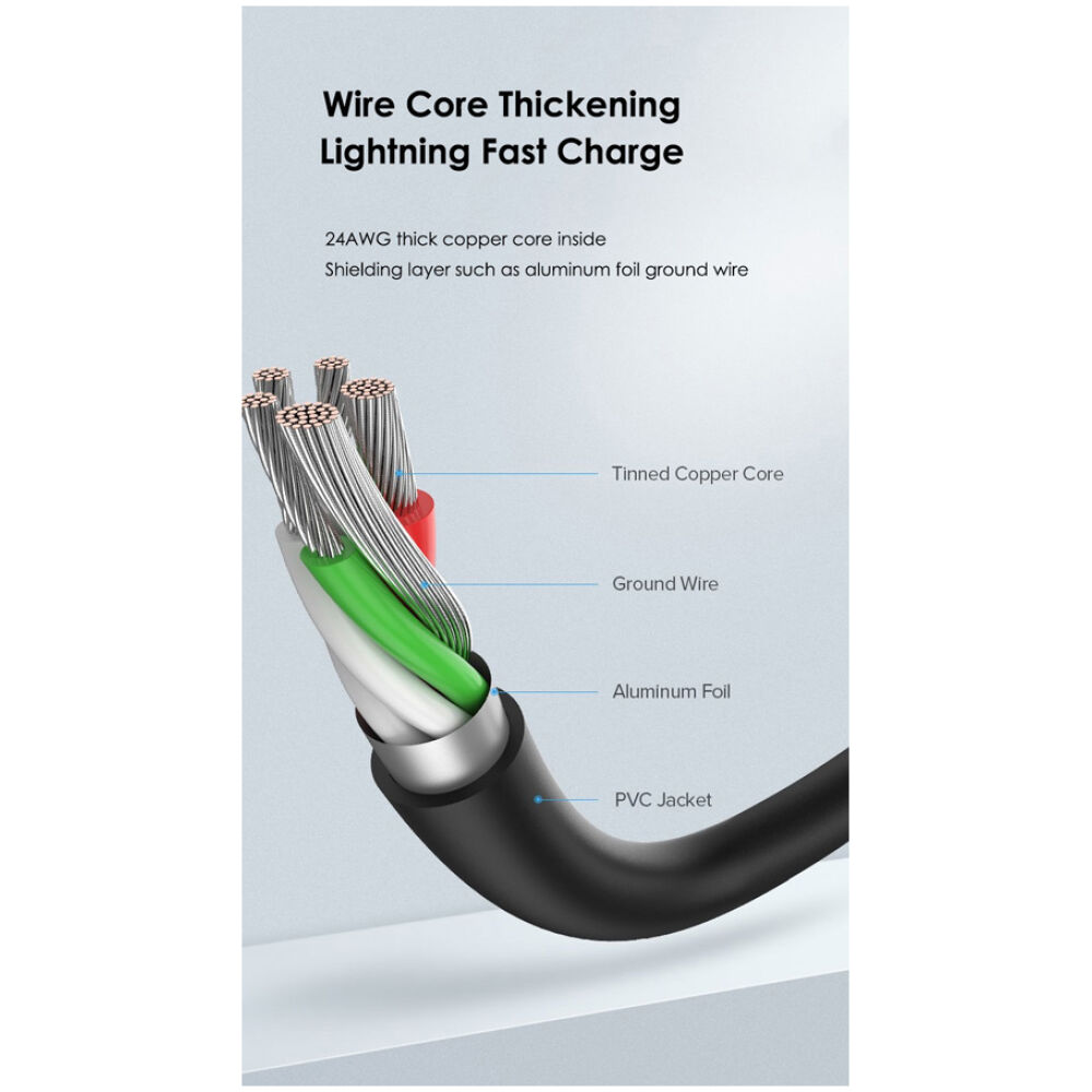 CABLETIME καλώδιο USB-C σε USB CT-U325A, 25W, 480Mbps, 0.25m, λευκό - Image 4