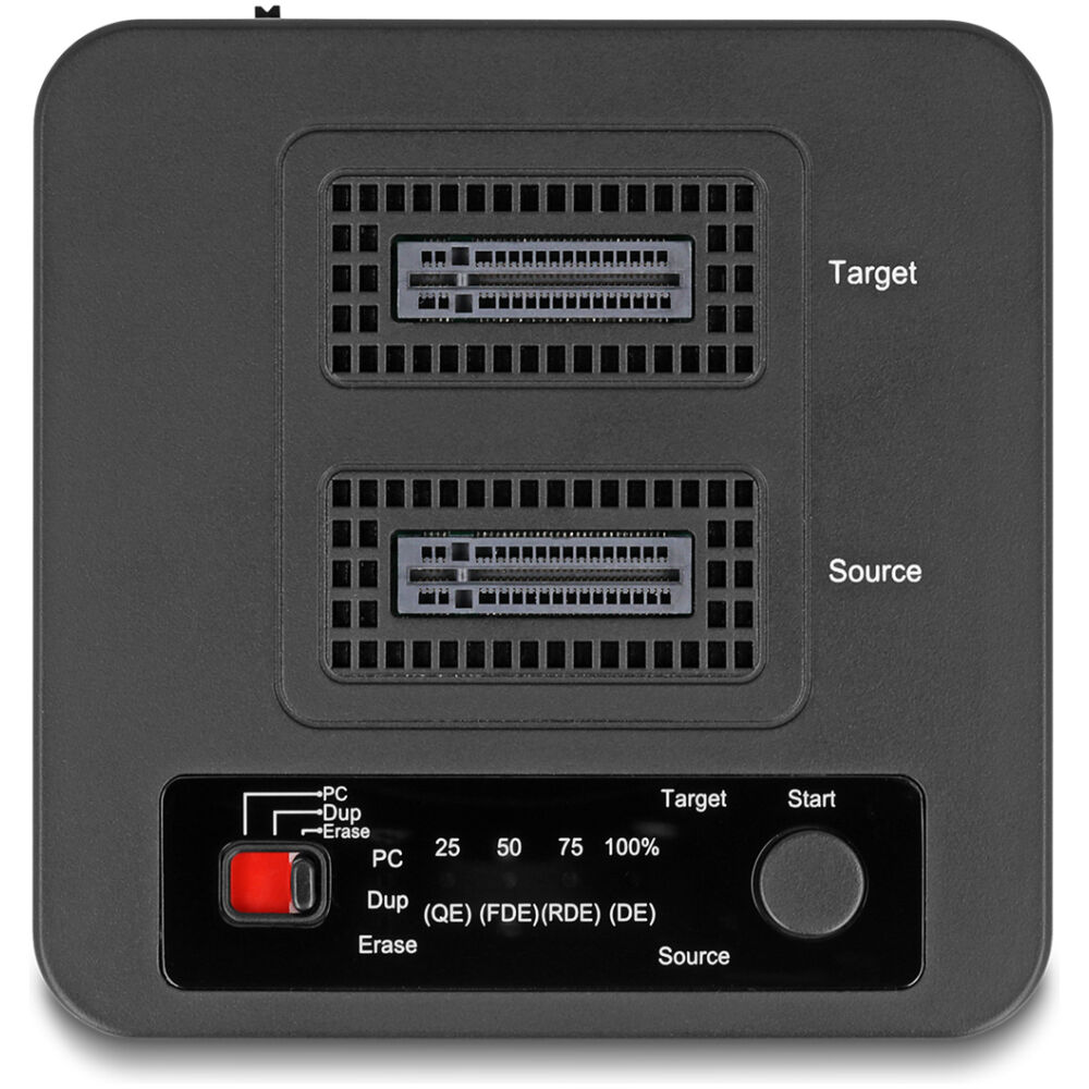 DELOCK docking station 64300 για 2x M.2 NVMe SSD, clone/erase function, 20Gbps, μαύρο - Image 4