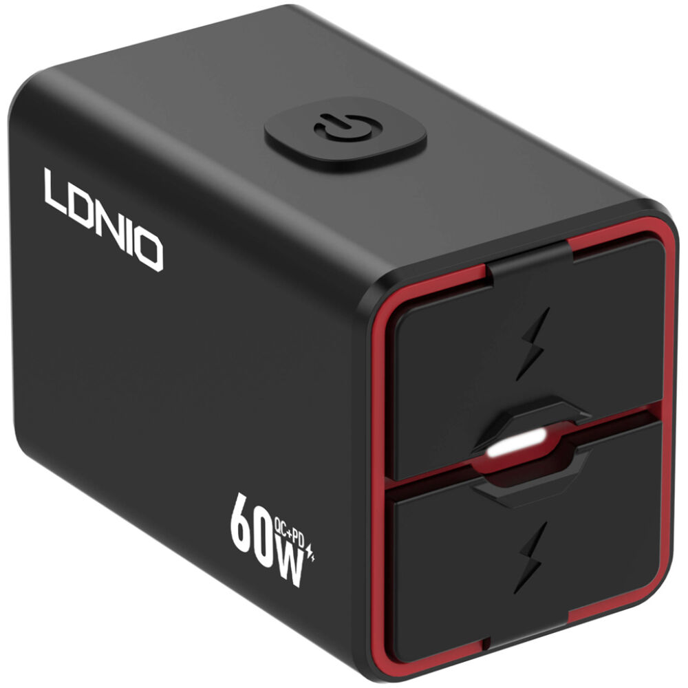 LDNIO φορτιστής μοτοσυκλέτας C108 με καλώδιο, USB/USB-C, 60W, μαύρος - Image 12