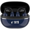 LDNIO earphones με θήκη φόρτισης T09, OWS, Φ10mm, 35/400mAh, μπλε
