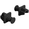 DELOCK κάλυμμα προστασίας για θύρα RJ45 86176, μαύρο, 10τμχ