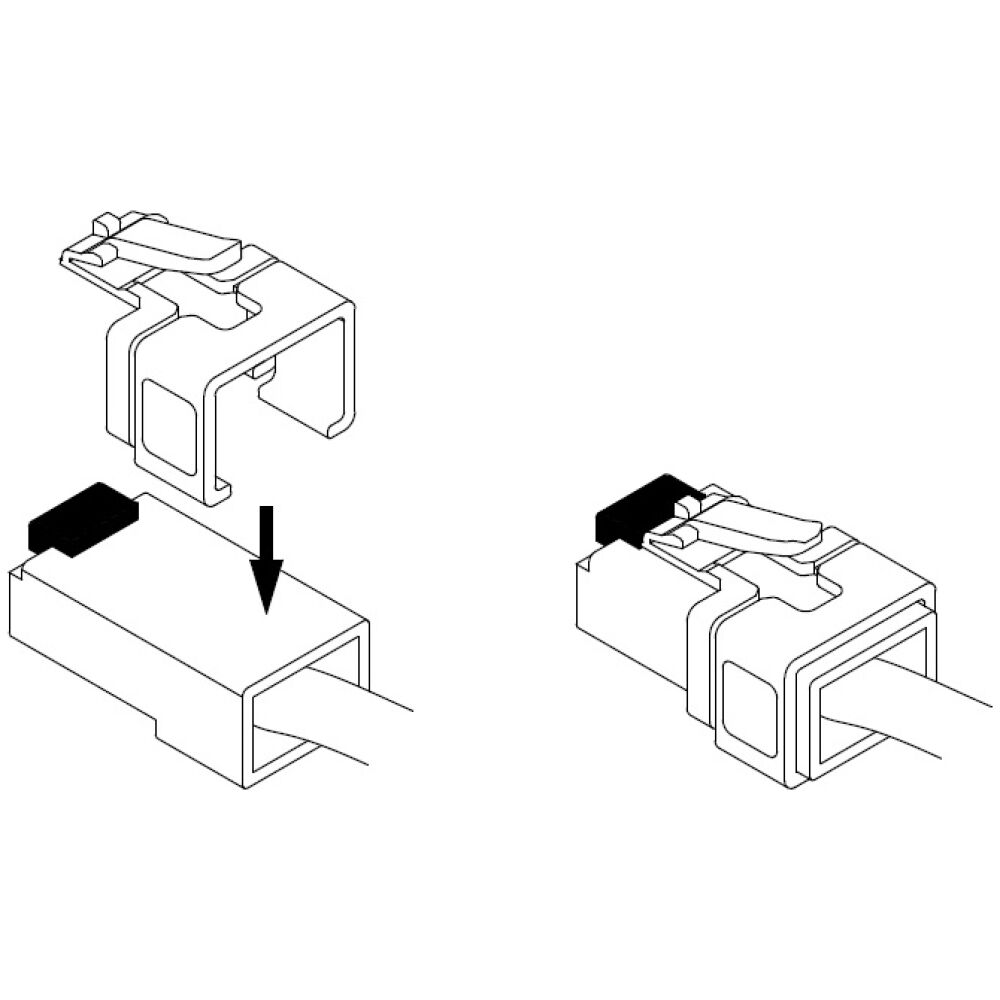 DELOCK clip επιδιόρθωσης RJ45 86420, 8 χρώματα, 16τμχ - Image 3
