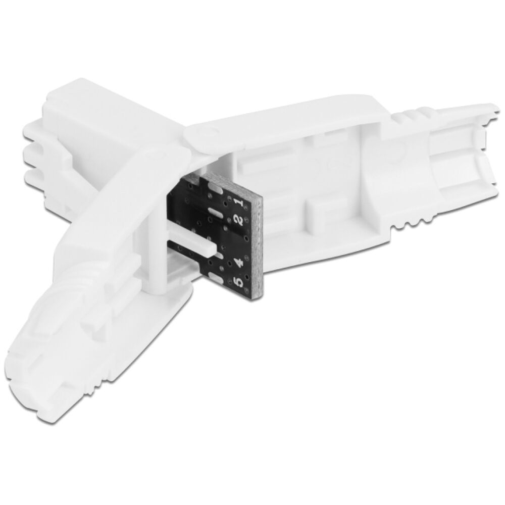 DELOCK βύσμα RJ45 CAT 6 UTP 86977, tool-free, λευκό - Image 2