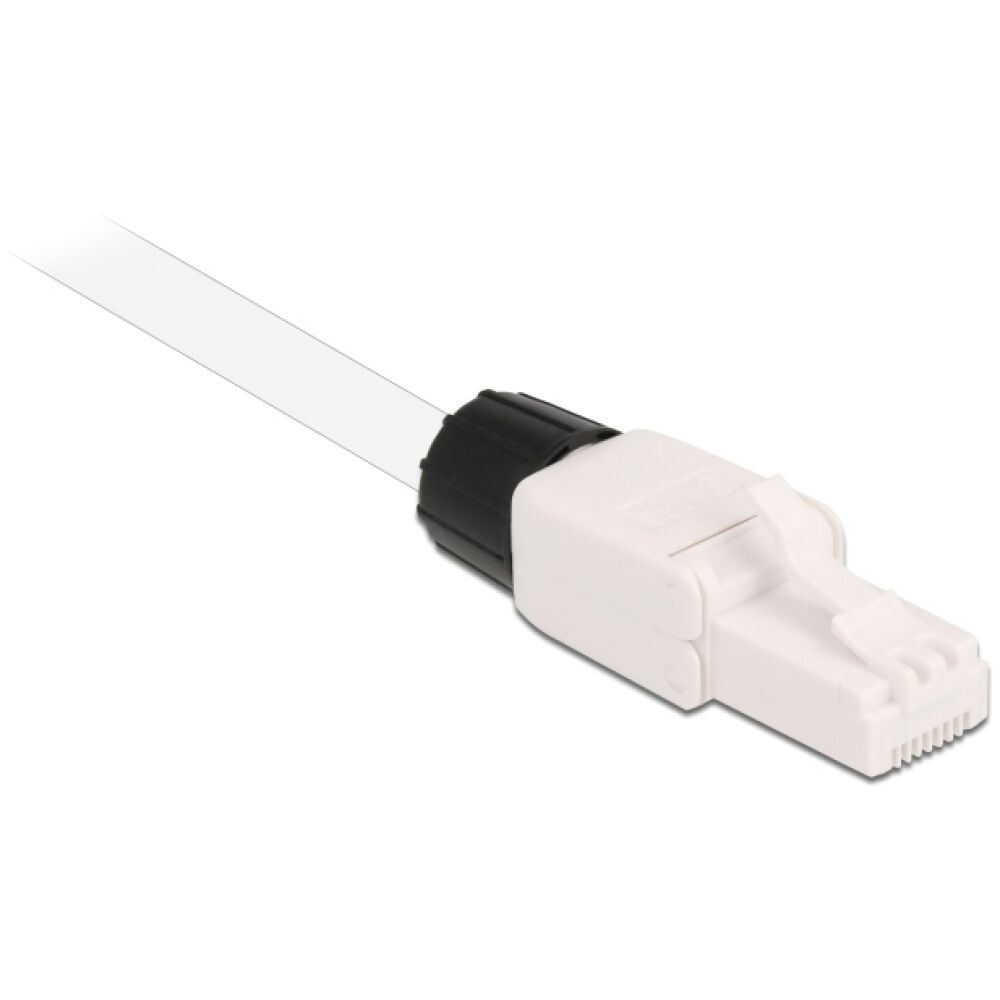 DELOCK βύσμα RJ45 CAT 6A UTP 86978, tool-free, λευκό - Image 3