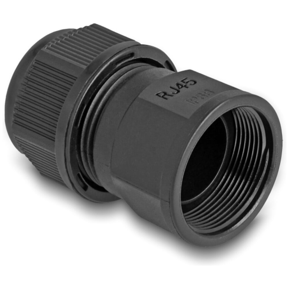 DELOCK σύνδεσμος για RJ45 86995, αδιάβροχος IP67, μαύρος - Image 3